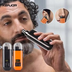 Nase Haar Trimmer Wiederaufladbare Elektrische Nase Haar Entferner Männer Augenbraue Haar Rasieren Rasierer Mini Tasche Tragbare Nase Haar Clipper
