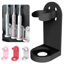 Wand-Montiert Elektrische Zahnbürste Halter Kunststoff Zahn Haken Razor Rack Lagerung Raum Regal Badezimmer Home Zubehör Sparen V9P0