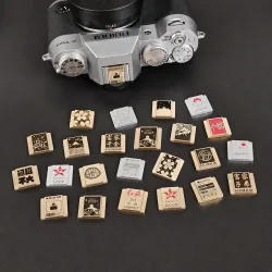 Metall-Staubschutzkappe für Blitzschuh, Kompatibel mit Fujifilm XT3 XT10 XT20 XT50 XT30 XM5 XS20 und Canon Spiegellosen Kameras
