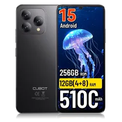 [Versand aus Polen] Cubot A40 Smartphone Android 15 12GB(4+8)+ 256GB 5100mAh NFC 6,88'' 120Hz Gesichtserkennung 4G Telefon