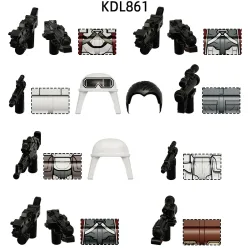 The Cloak Actionfiguren Ausrüstung Hosen Haarteile Modellbausteine MOC Bausteine Set Geschenke Spielzeug KDL861