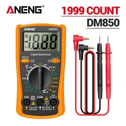 ANENG DM850 Digitalmultimeter, automatisch, professionell, 1999, zählt, Auto-AC/DC-Spannungsprüfer, Ohm-Strom-Amperemeter-Detektor-Werkzeug