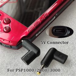 1/2/10 Stück 5V Typ-C zu DC Stromladungsadapter für PSP 1000 2000 3000 Mini USB Ladeadapter DC 4.0x1.7mm