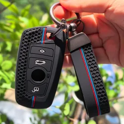 Mode Silikon Auto Fernbedienung Schlüssel Fall Abdeckung Für BMW 1 3 5 7 Serie X1 X3 X4 X5 F10 F15 F16 F20 F30 F18 F25 M3 M4 E34 Schlüsselbund