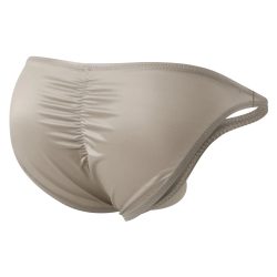 Herren Low-Rise Gym-Slips aus glattem Satin ? Sport-Trainingsunterwäsche für Bodybuilding, ultradünn, schnelltrocknend, Fitness-Workout, Po-Lifting