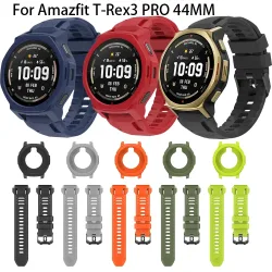 Silikon Armband band Für Amazfit T-Rex 3 PRO 44 MM SmartWatch Ersetzen Armband Armband Für T Rex3 pro 44 MM Strap band & fall