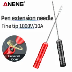 ANENG PT2003 1 Paar Universal-Multimeter-Prüfspitze, Messleitung, Verlängerung, Piercing, Nadelspitze, Sonde, abnehmbares Zubehör