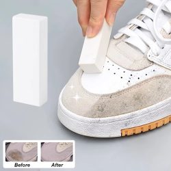 Reinigungsradierer für Wildleder- und Sneaker-Schuhe, Radiergummi für matte Lederschuhe, Aufhellung, Revitalisierer und Fleckenentferner-Werkzeug aus Samtleder
