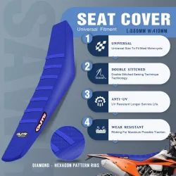 Sawrain Universal-Sitzbezug für EXC SX TC FC YZ KX, Schutz, rutschfest, wasserdicht, Motorradzubehör