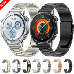 Metallarmband für Huawei Watch GT5 Pro 46 mm/GT6 5 4 3 2e Armband 22 mm Edelstahlband für Huawei Watch 4 3 GT6 Pro 46 mm Gürtel