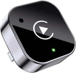 Kabelloser CarPlay- und Android-Auto-Dongle, schneller automatischer Anschluss, kompakter Plug & Play für iPhone/Android, USB/USB-C, keine Verzögerung, Schwarz (1