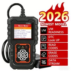 Auto OBD2 Code-Scanner Diagnosegerät Fehlercode-Lesegerät Motorfehlercode Löschen Code-Auslesen Batterietest Motorleuchtenprüfung
