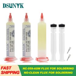 Original NC-559-ASM 10cc Flussmittel ohne sauberen Flussmittel zum Löten SMD BGA Reballing Löten Schweißen Flussmittel Lötpaste