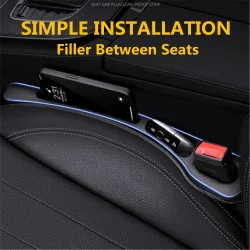 2X Autositz-Lückenfüller für Zwischenräume zwischen den Sitzen, Innendekorationszubehör für Mercedes Benz W203 W204 W205 W210 W211 W212 E C