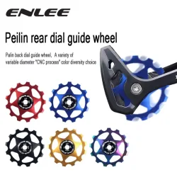 ENLEE Fahrrad Aluminium Legierung Guide Rad Pulley Schaltwerk 11T 13T Guide MTB Keramik Lager Jockey Rad Für 4/5/6MM