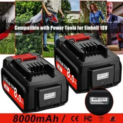 Für EINHELL EIN18C2 18V 8.0Ah Akku Li-Ion Ersatzakku für Power X-change PX-BAT4 4511396 4511437 Elektrowerkzeuge