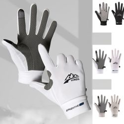 Elastische Motorradhandschuhe, Touchscreen-kompatibel, rutschfest, für Fitness, Angeln, Reiten, Radfahren, UV-Schutz, langlebige Sonnenschutzhandschuhe