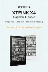 XTEINK X4 E-Book-Reader, E-Ink-Bildschirm, magnetisch, leicht, 4,3 Zoll, 220ppi, tragbarer E-Book-Reader, ultradünn, 650mAh, 16GB