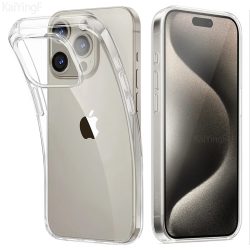 Luxus Transparent Fall Für iPhone 16 15 11 12 13 14 Pro Max Weiche TPU Silikon Für iPhone XR XS max 8 Plus Zurück Abdeckung Klar Fall