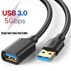 USB-Verlängerungskabel USB 3.0 2.0 Verlängerungskabel für Smart TV SSD Xbox One Laptop PC Hochgeschwindigkeits-USB 3.0 Kabelverlängerung 1m 2m 3m