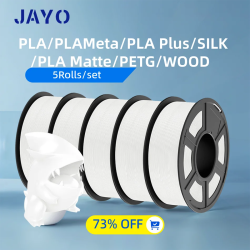 JAYO 3D-Filament PLA/PLA META/PETG/SEIDE PLA+/Holz/PLA Marmor/APLA 1,75 mm 5 Rolle 1,1 kg/0,5 kg 3D-Drucker-Filament für 3D-Drucker