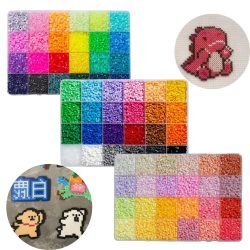 2,6mm 8400 Stück Perler Beads Schmelzperlen für DIY Handgemachte Geschenke Heimdekoration Puzzle