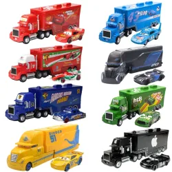 Auto-Spielzeug Lightning McQueen Jackson Storm Chick Hicks Druckguss-Container-LKW Metall-Legierung Modellauto Peripheres Spielzeug Geburtstagsgeschenke