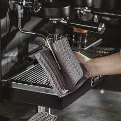 Super saugfähiges Barista-Bar-Handtuch, Kaffeemaschine, spezieller Lappen, kein Flusen, quadratisches Handtuch, Reinigungstuch, Kaffeemaschine, Reinigungstuch