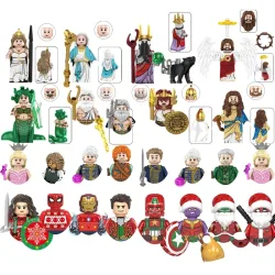Bausteine TP350 Jesus Gott Weihnachtsspielzeug Geschenke Mini-Actionfiguren Kinderbausteine für Partygeschenke