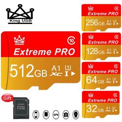Schnelle Übertragung Langlebige Speicherkarte und Micro SD-Karte SD-Karten TF-Karten 32GB / 64GB / 256GB / 512GB für Überwachungskamera CCTV