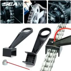 SEAMETAL Schmiermittel, Strohhalmhalter, Positionierer, Applikator, Motorradkette, Schmieröler, schmutzfreier Motorradkettenwachs, Kettenreiniger