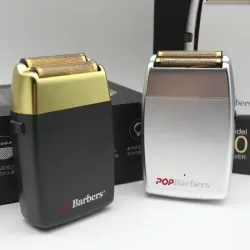 NONE, 11000 RPM POP Barbers P620 Männer Elektrische Rasierer Doppel Folie USB Professionelle Barber Maschinen Haar Trimmer Maschine Rasierer Männlich