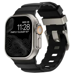 Trail-Silikonarmband für Apple Watch Ultra 3 49 mm 46 mm 45 mm 44 mm 42 mm 40 mm 41 mm Sportarmband für iWatch Serie 11 10 9 8 7 6 5 SE3