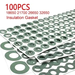 25?100 Stück 18650 21700 26650 32650 Isolierdichtung Li-Ionen-Batteriezelle Gerstenklebepapier Isolierwerkzeug Kleber Elektrodenpads