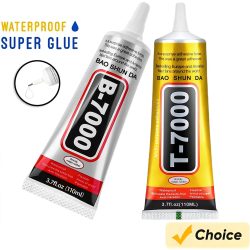 B-7000 Klarer Kontaktkleber 15 ml/50 ml/110 ml für Telefon T-7000 Reparatur Universal Glas Kunststoff DIY Präzisionsapplikator