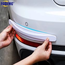 2 stücke Auto Stoßstange Schutz Streifen Schutz Ecke Schutz Streifen Scratch Protector Crash Anti Kollision Auto Zubehör