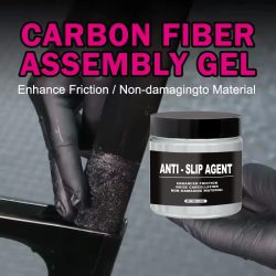 Carbonfaser-Montagegel, rutschfeste Schmierpaste, verbessert die Reibung, geeignet für Lenker und Sattelstützen, passend für alle Fahrradtypen