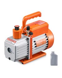 SucceBuy Vakuumpumpe und Ölflasche 3,5 CFM/4 CFM/5 CFM 1-stufig oder 6 CFM 9 CFM 2-stufig, R134a R22 R410a Systems Conditioner Wartung