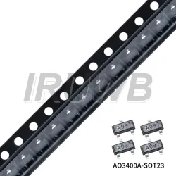 100 Stück SOT-23 SMD Feldeffekttransistor AO3400 AO3400A 3400 A09T N-Kanal MOS-FET Neues Original