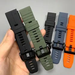 QuickFit 22 26mm Silikonarmband für Garmin Fenix 5 5X Plus 6X 7 7X Pro Quatix 8 Fenix 8 Pro 51mm 47mm Epix Outdoor Sport Armband