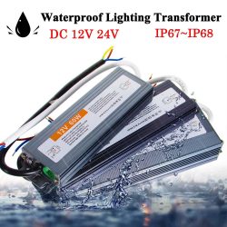 DC 12V 24V Wasserdichtes Schaltnetzteil IP67~IP68 Outdoor-LED-Beleuchtungstransformator 10W 20W 30W 50W 60W 80W 100W 200W 300W