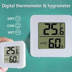 1/2/3/5 Stück Digitales Thermometer Hygrometer Innen Mini-Temperatur LCD Elektronischer Monitor Hygrometer Außen Raum Baby