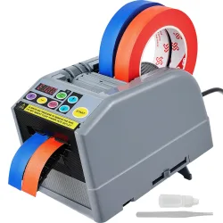 SucceBuy ZCUT-9 Automatische Bandschneidemaschine, Papierschneidspender, 6?60 mm selbstklebender elektrischer Bandschneider für Produktpakete