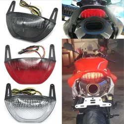 E-mark led integriertes blinker rücklicht für honda cbr600rr cbr 600rr 2007 2008 2009 2011 2012 brems blinker rücklicht