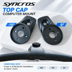 SYNCROS Fraser Ic Sl Wc/Dc/Xc Lenker Xc Vorbau 1.5/2.0 BIKE CNC Aluminium Top Cap Computerhalterung 0 Grad Garmin/Wahoo/Bryton