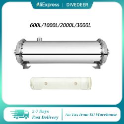 DIVEDEER 600L-3000L Edelstahl Filter Wasserfilter Home Leitungswasserfilter Ganzes Haus Ultrafiltrations-Wasserreiniger