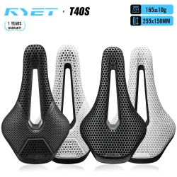 RYET Aircode 2.0 3D-gedruckter/VCM-Sattel 160-169g 255x150mm 7x9mm Schienen-Ausschnitt Carbon/Nylon-Basis Rennrad MTB Gravel Sitz
