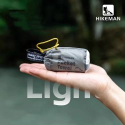 HIKEMAN Outdoor Schnelltrocknendes Handtuch Tragbares Camping Wandern Sporthandtuch Fitnessstudio Handtuch