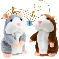 Lernen Sie, sprechende kleine Hamster-Tier-Plüsch-lustiges Spielzeug, sprechende Knick-Hamster-Puppe, beruhigendes, weinendes Baby-Spielzeug, Kindergeschenk
