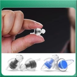 HUAK High-Fidelity-Silikon-Ohrstöpsel zur Geräuschunterdrückung, waschbar, wiederverwendbar, für Musiker, Motorräder, Schlafen, Arbeit, Studium, Schwimmen